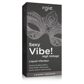 Liquid vibrator stimulating gel - Orgie Sexy vibe! high voltage 15 ml