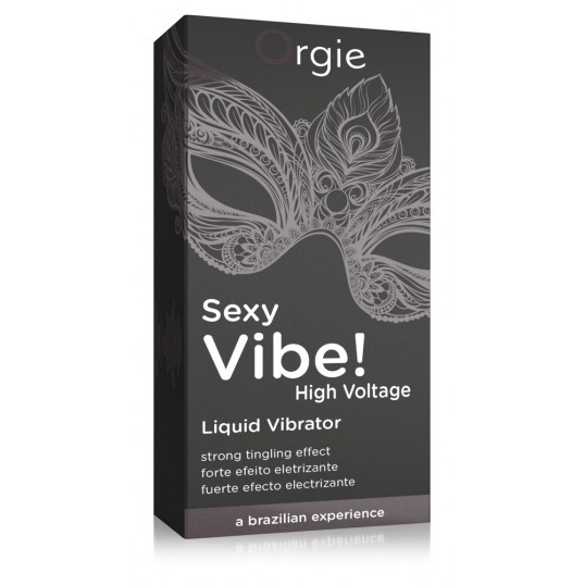 Liquid vibrator stimulating gel - Orgie Sexy vibe! high voltage 15 ml