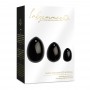 La gemmes - yoni egg set black obsidian (l-m-s)