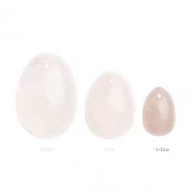 La gemmes - yoni egg rose quartz (s)