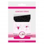 Bye bra - adhesive thong lace finish black one size