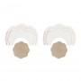 Bye bra - breast lift & silicone nipple covers a-c nude 4 pairs