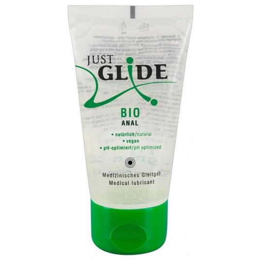 anal Water/bio glycerine-based lubricant - Just glide 50 ml