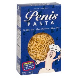 Ēdamie nieciņi erotiskie suvenīri noodles "penis pasta" 200 g.