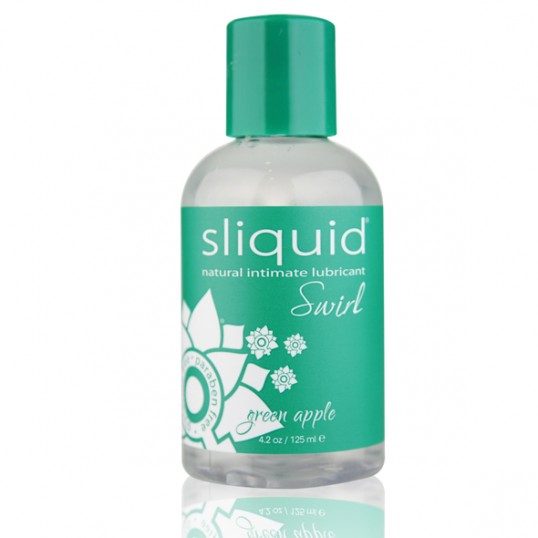 Sliquid - naturals swirl lubricant green apple 125 ml