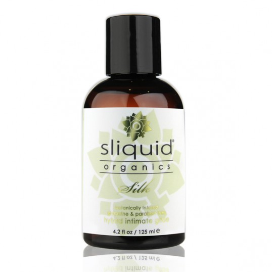 Silikona un alojas bāzes Bio lubrikants 125 ml - Sliquid Organics Silk