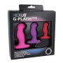 Vibrējoši G/P-punkta masažieri 3 gab krāsaini - Nexus - g-play trio
