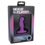 Vibrējošs dildo/anālais aizbāznis violets M - Nexus - g-play plus
