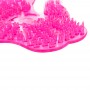 Masāžas cimds ar rotējošām bumbiņām rozā - Simple&True
