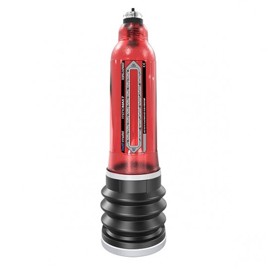 Dzimumlocekļa ūdens vakuuma pumpis sarkans - Bathmate - hydromax7 