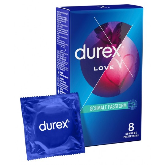 Prezervatīvi lateksa 8 gab - Durex Love