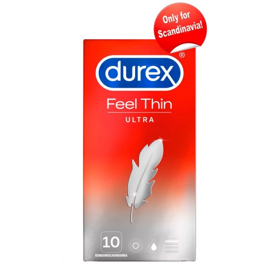 Durex - feel ultra thin condoms - 10 pcs