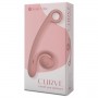 Vibrator for simultaneous stimulation of the G-spot and clitoris Light-pink - Snail Vibe