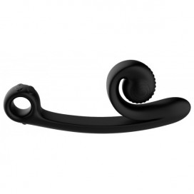 Vibrator for simultaneous stimulation of the G-spot and clitoris Black - Snail Vibe