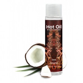 Sildoša masāžas eļļa ar kokosriekstu garšu un aromātu 100 ml - Hot Oil