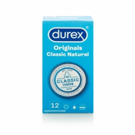 Durex - classic natural condoms 12 pcs