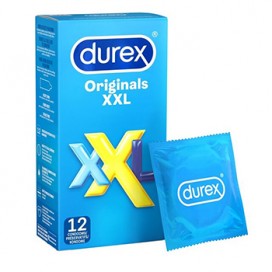 Īpaši liela izmēra prezervatīvi 12 gab - Durex