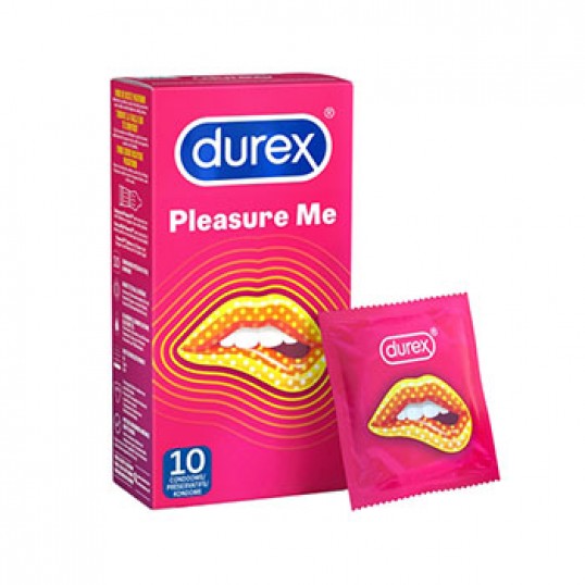 Презервативы рифленые пунктирные - Durex pleasure me 10 шт