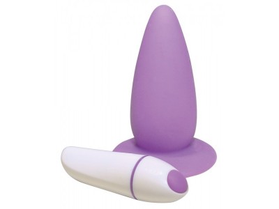 Anal plugs with vibration function