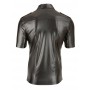 Imitat. leather men´s shirt s