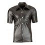 Imitat. leather men´s shirt s