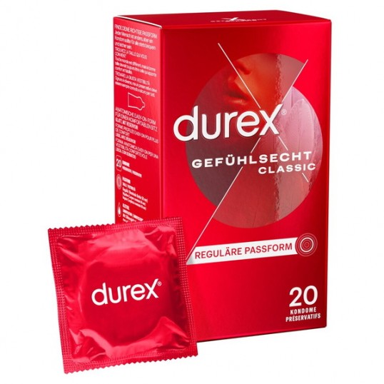 Классические тонкие презервативы 20 шт - Durex