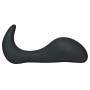 Silicone butt plug black