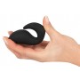 Silicone butt plug black