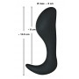 Silicone butt plug black