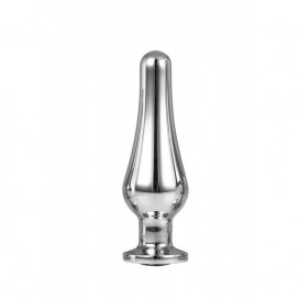 Gleaming love silver pleasure plug m