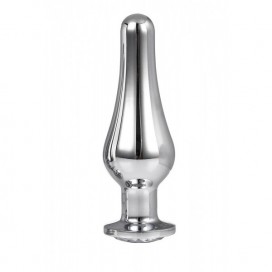 Gleaming love silver pleasure plug l