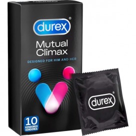 Презервативы с пунктирной и рифленой текстурой 10 шт - Durex Mutual Climax