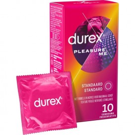 Lateksist täpilise ja soonilise tekstuuriga kondoomid 10 tk - Durex