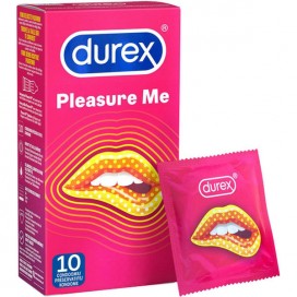 Презервативы рифленые пунктирные - Durex pleasure me 10 шт