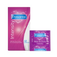 Pasante Ribs & Dots condoms 12pcs