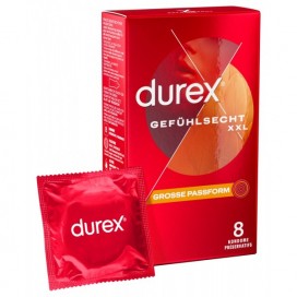 Eriti suured latekskondoomid 8 tk - Durex XXL