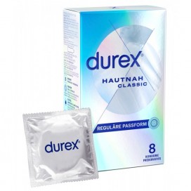 Prezervatīvi īpaši plāni lateksa 8 gab - Durex Classic