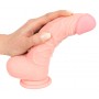 Фаллоимитатор реалистик изогнутый Medical Silicone Dildo 20 см., телесный