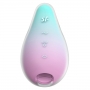 Klitora gaisa pulsators ar vibrācijām rozā/zaļš - Satisfyer Mermaid Vibes
