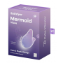Klitora gaisa pulsators ar vibrācijām violets/rozā - Satisfyer Mermaid Vibes