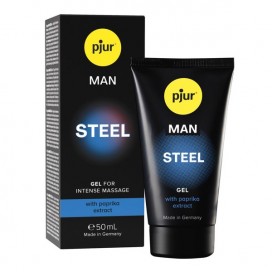 Stimulējošs un atjaunojošs krēms vīriešiem 50 ml - Pjur Man Steel