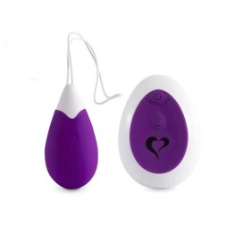 Feelztoys - anna vibrating egg remote deep purple