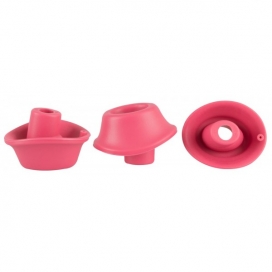 Keičiami antgaliai M dydžio rožiniai 3 vnt Womanizer Premium Keičiami antgaliai M dydžio rožiniai 3 vnt Womanizer Premium