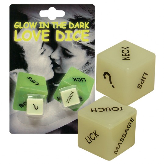 Dice "glow-in-the-dark" engl.