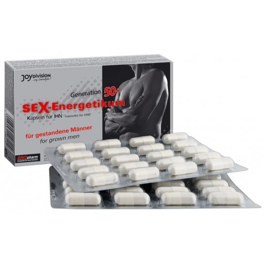 Capsules for male strength 40 pcs - Sex energetikum 50+