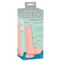 Фаллоимитатор реалистик прямой Medical Silicone Dildo 20 см., телесный