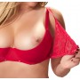 Сексуальное нижнее бельё эротическое bra set red 95d/2xl