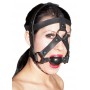 Leather head harness & gag