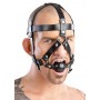 Leather head harness & gag