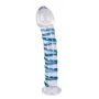 Arts clair bleu glass dildo